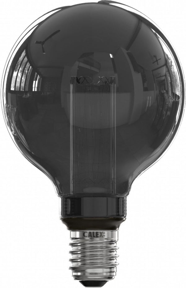 Calex crown series led lamp - e27 - g95 lichtbron titanium - 3.5w - dimbaar