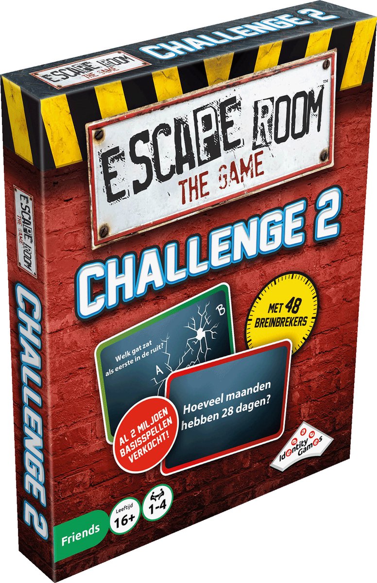 Identity games escape room the game challenge 2 kaartspel