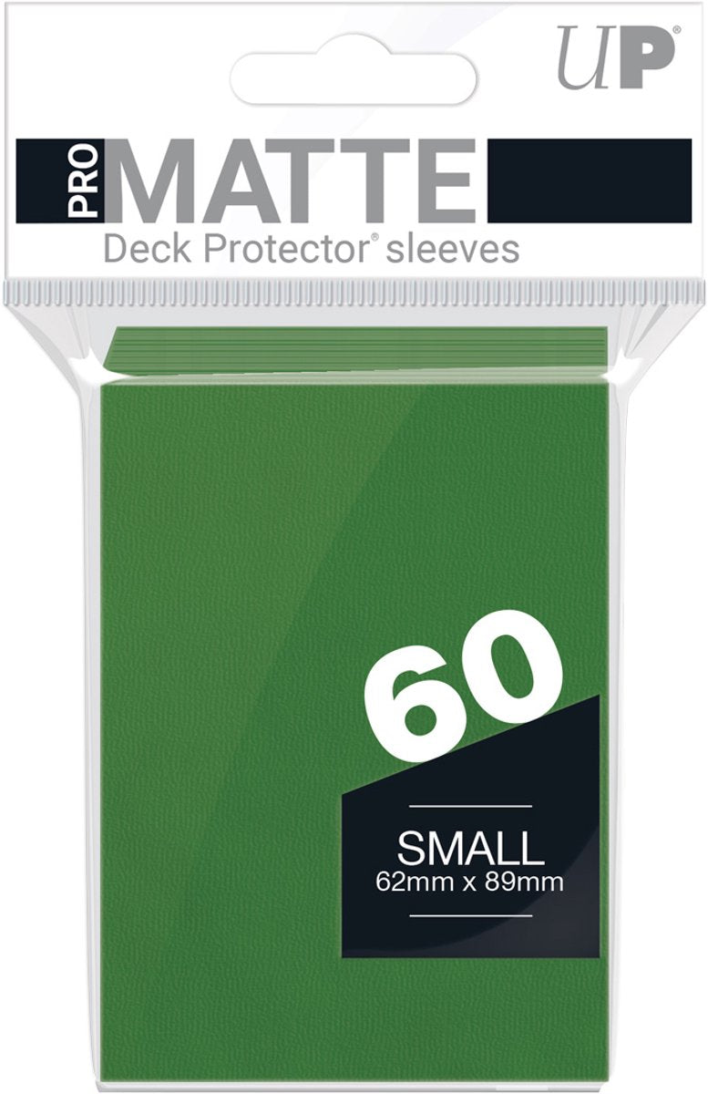 Ultrapro speelgoed | kaartspel - sleeves pro-matte green small d10