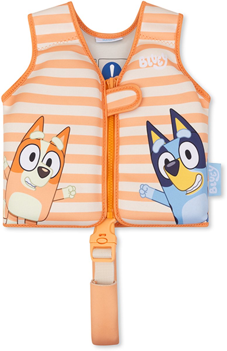 Swim essentials zwemvest - oranje - bluey - 2 3 jaar