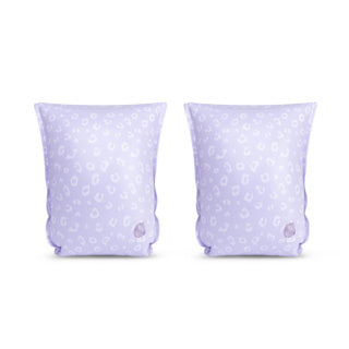 Swim essentials zwembandjes lila leopard 0-2 jaar | 2 stuks