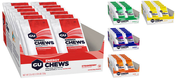 Gu energy chews box of 12 | orange