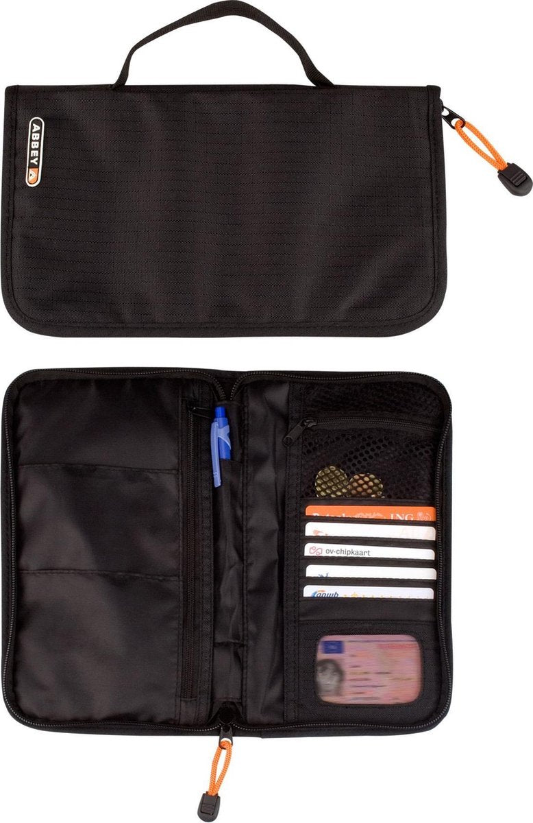 Abbey camp accessoires tas - reisorganiser - zwart - ca. 25 x 14 x 2cm