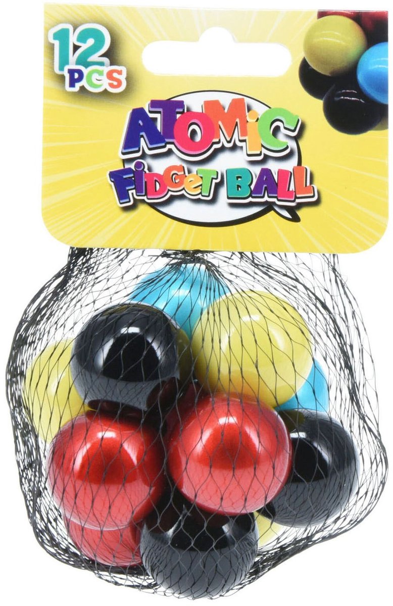 Fidget atoomballen, 12st.