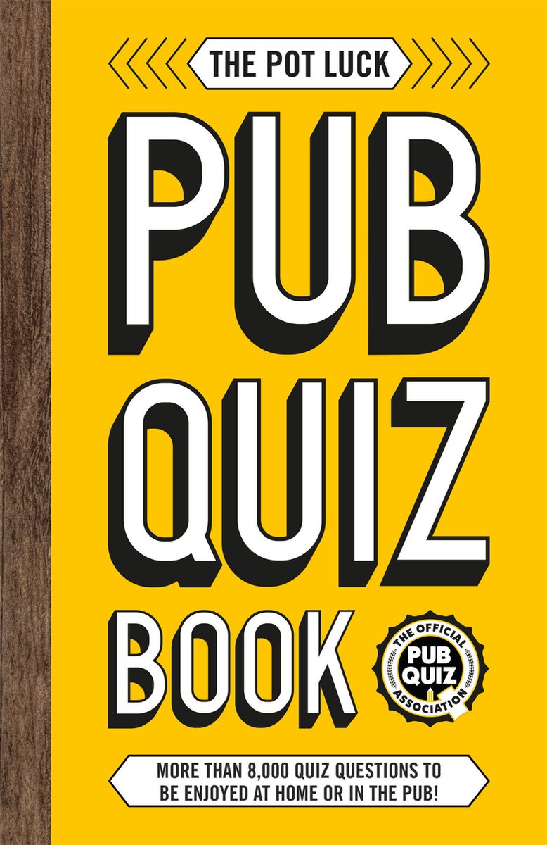 The pot luck pub quiz book