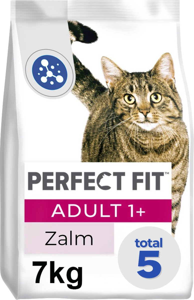 Perfect fit kattenbrokken - adult - zalm - 7kg