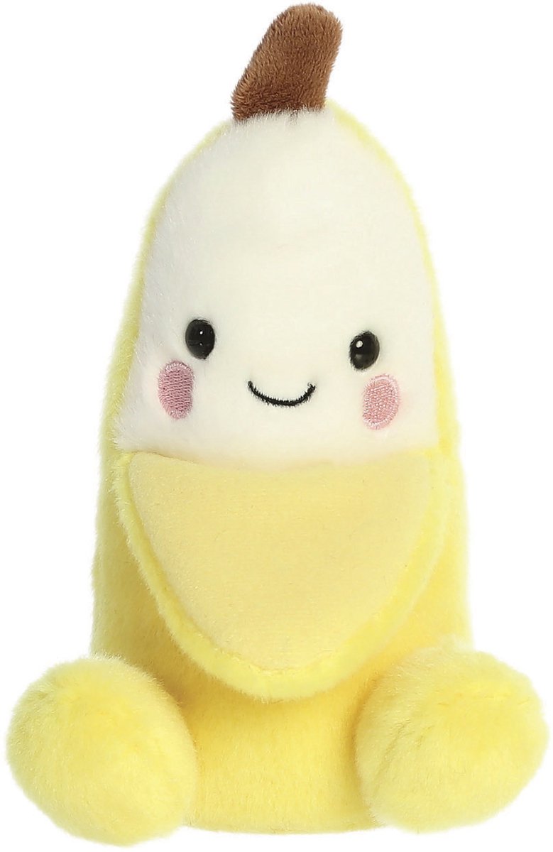 Aurora palm pals banaan knuffel - 13 cm