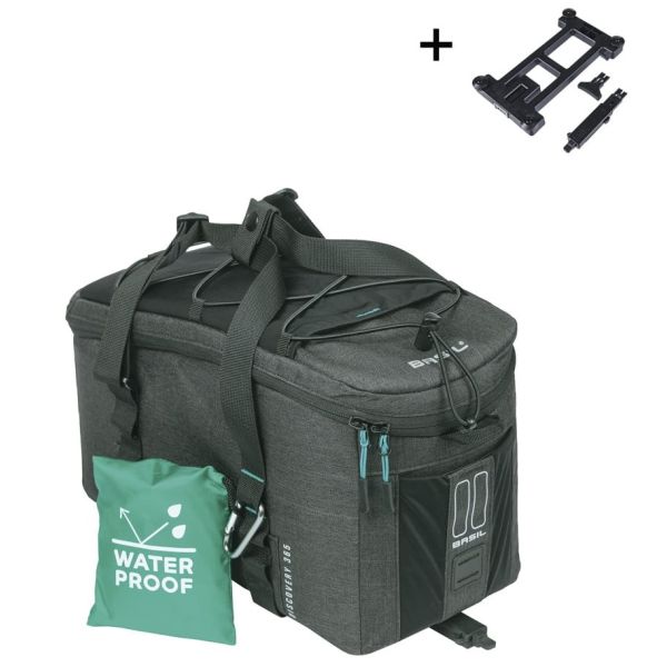 Basil gepäckträgertasche discovery 365d trunkbag discovery 365d mik 2.0 black