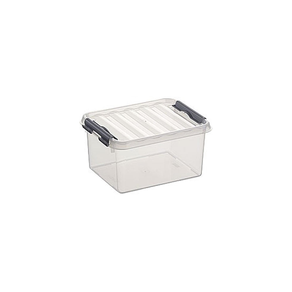 Sunware q-line opbergbox 2 liter transparant 20x15x10,4cm