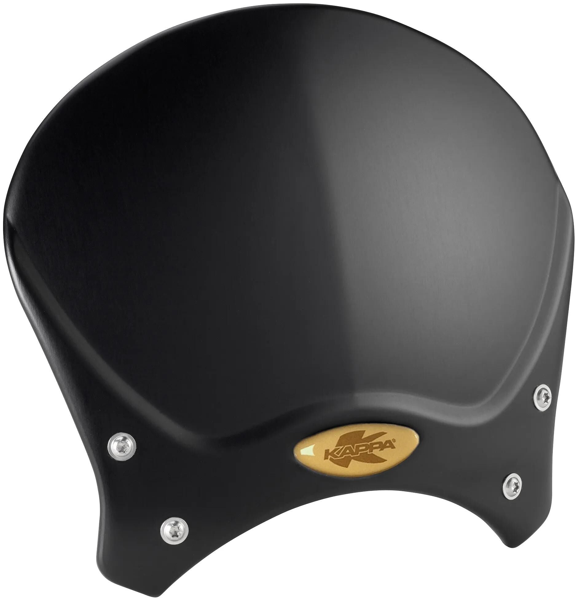 Kappa windschutzscheibe aluminium windscreen uni. aluminum black