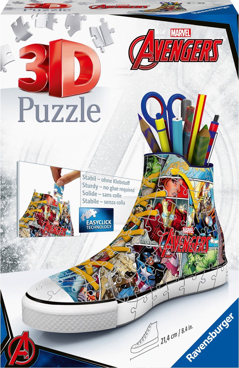 Ravensburger Sneaker Marvel Avengers - 3D Puzzle - 108 Pieces