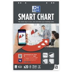 Flipoverblok oxford smart chart wit pak 3 stuks