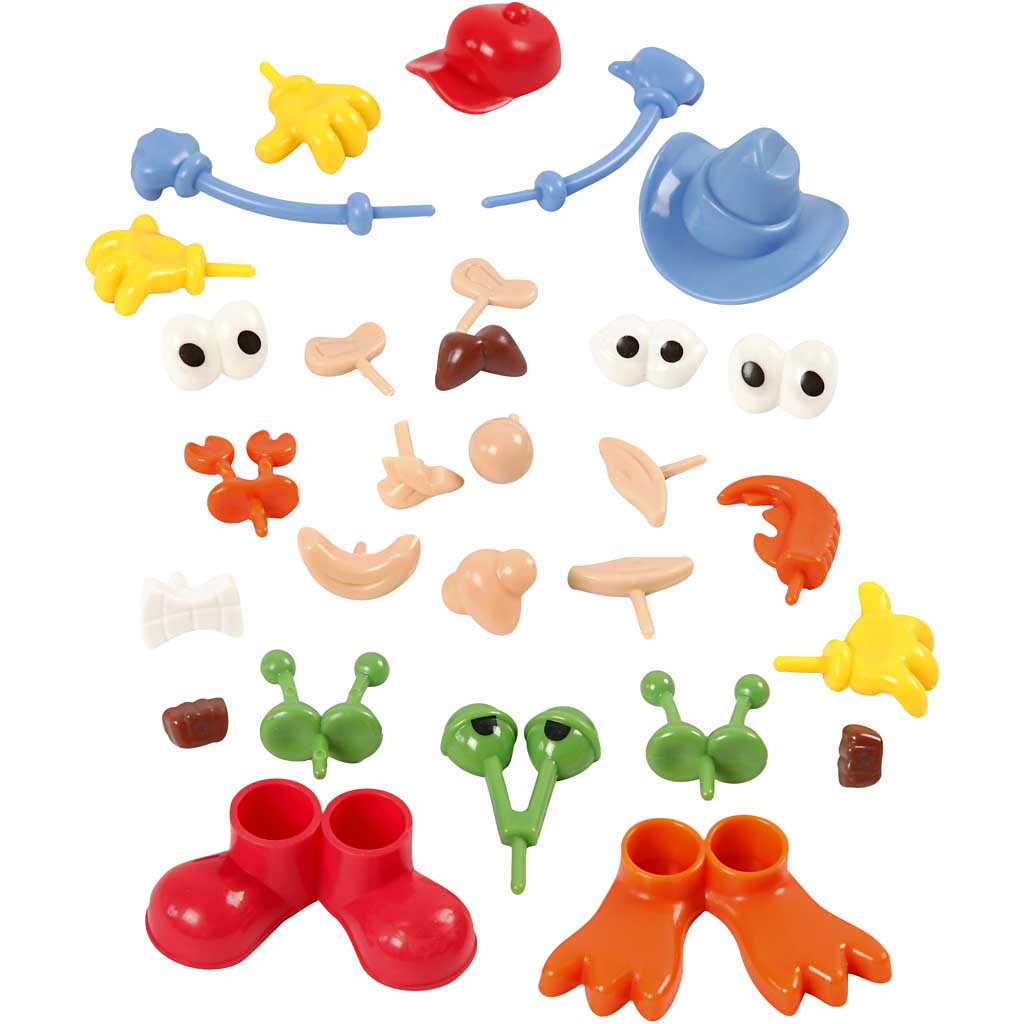 Https: www.cchobby.nl lichaamsdelen-afm-0-8-6-8-cm-diverse-kleuren-26-stuk-1-doos
