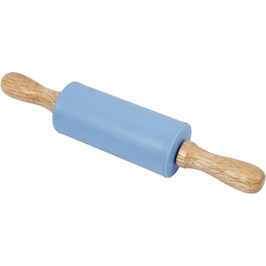Creatief bedrijf deegroller lichtblauw, 23cm