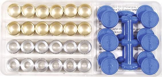 Polini rollenset roller core set 15x12 mm 5.5-6-6.5-7 gr.