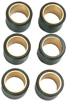 Rms variomatic gewicht roller core set 23x18 mm, 15.5 gr, 6 pcs.