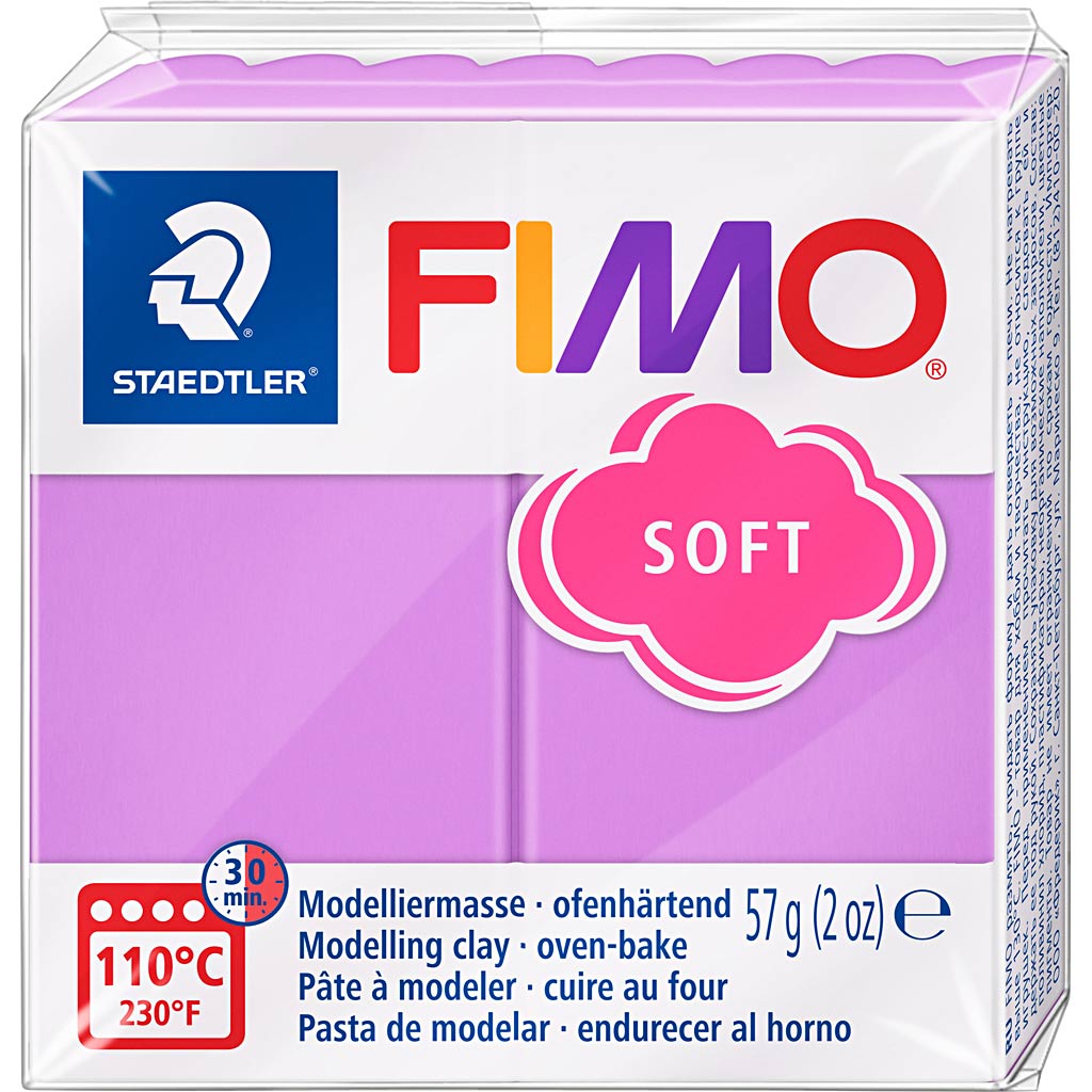 Fimo® soft, lavendel, 57 gr 1 doos