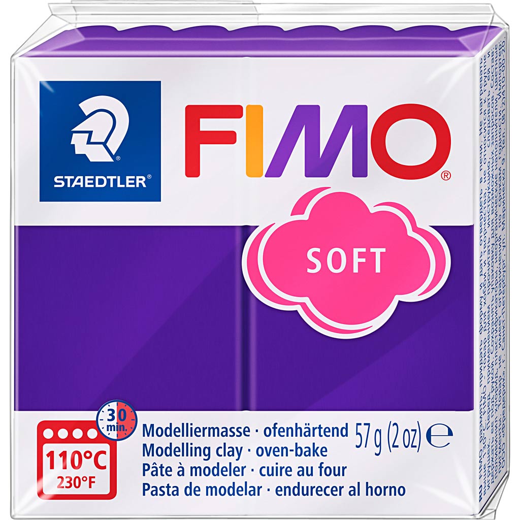Fimo® soft, plum, 57 gr 1 doos