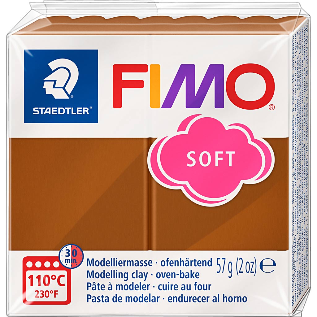 Fimo® soft, caramel, 57 gr 1 doos