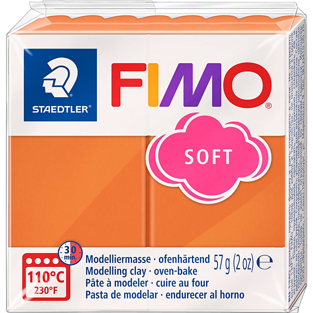 Fimo® soft, cognac, 57 gr 1 doos