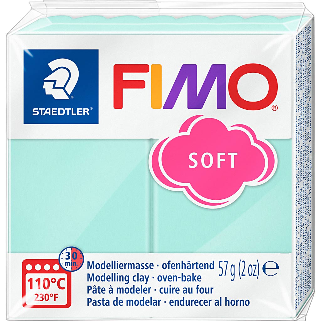 Fimo® soft, mint, 57 gr 1 doos