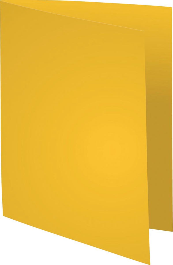 Exacompta forever 170 - pak van 100 dossiermappen 170g m2- 24x32cm voor a4. - geel - 420005e