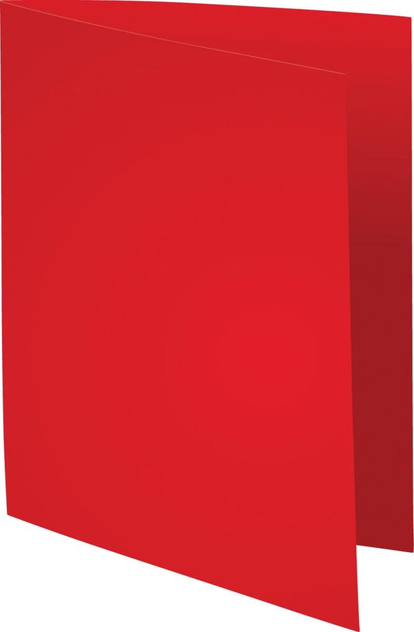 Exacompta forever 170 - pak van 100 dossiermappen 170g m2- 24x32cm voor a4. - rood - 420012e