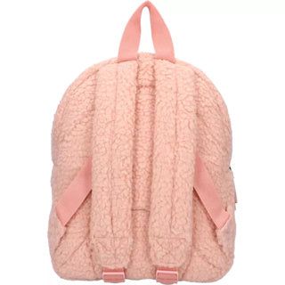 Vadobag rugzak is zacht en lief teddy roze