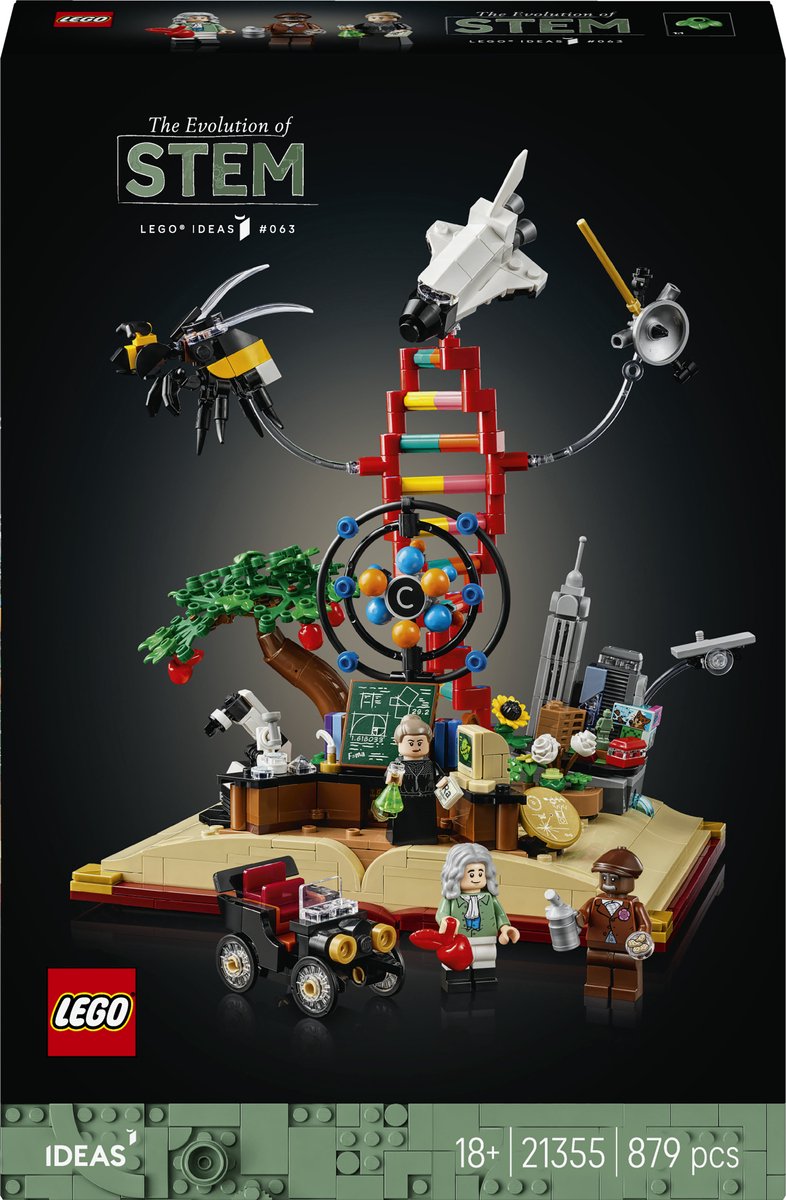 Lego ideas 21355 de evolutie van stem