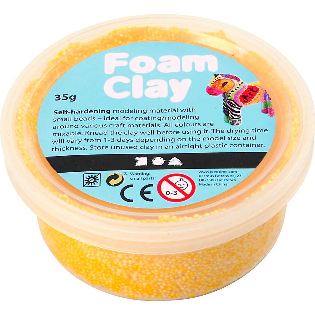 Foam Clay - Geel, 35gr.