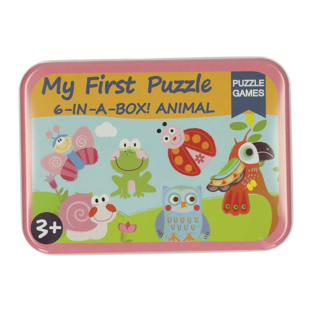 Mijn eerste 6 puzzels in blik - dieren