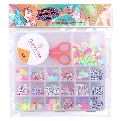 Kralenset in opbergbox met schaarkoord