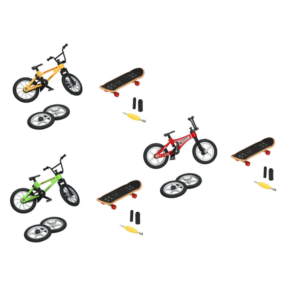 Vingerstuntfiets met accessoires