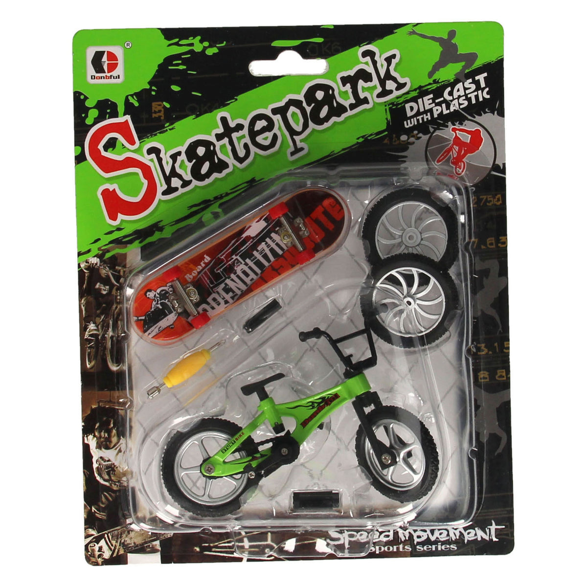 Lobbes speelgoed bv vinger stuntfiets met accessoires