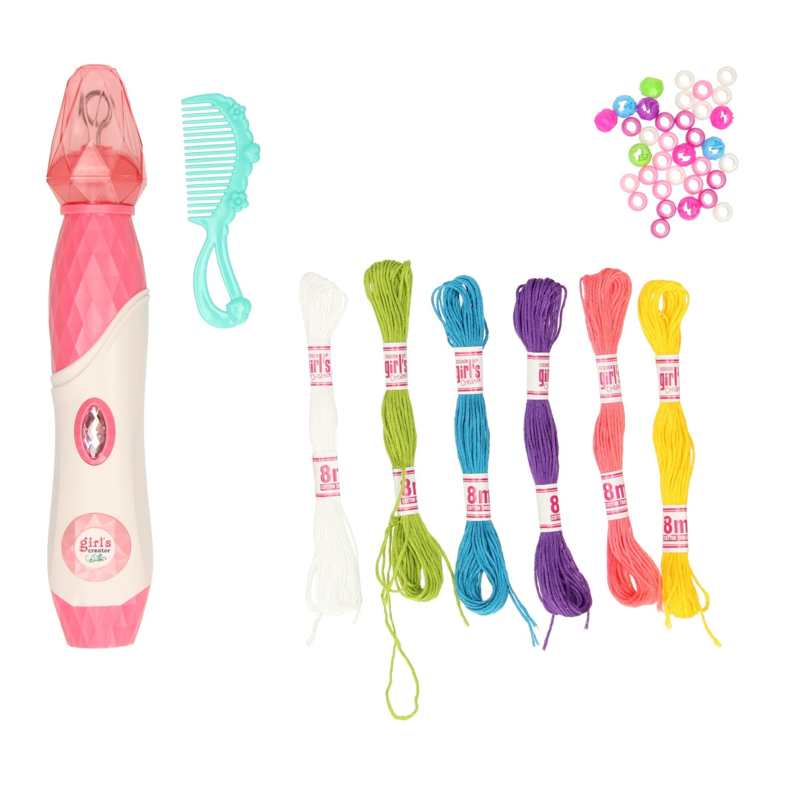 Hair wraps vlechten met kralen