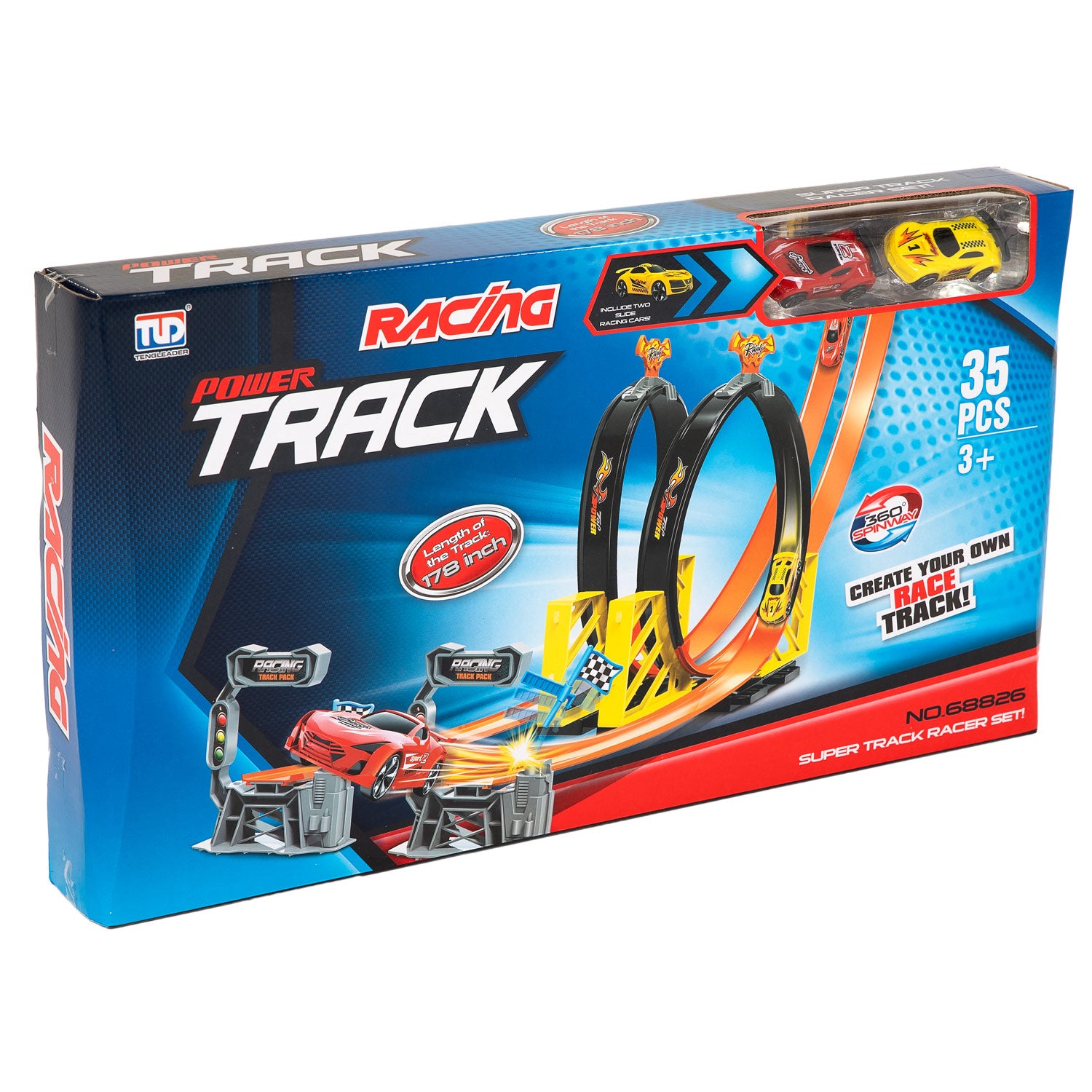Auto racebaanset looping duel, 35dlg,