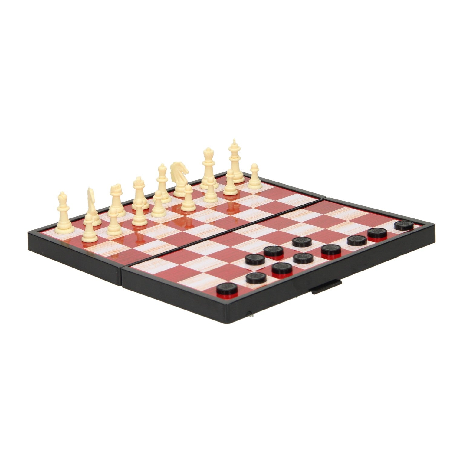 Schaak- en damset magnetisch