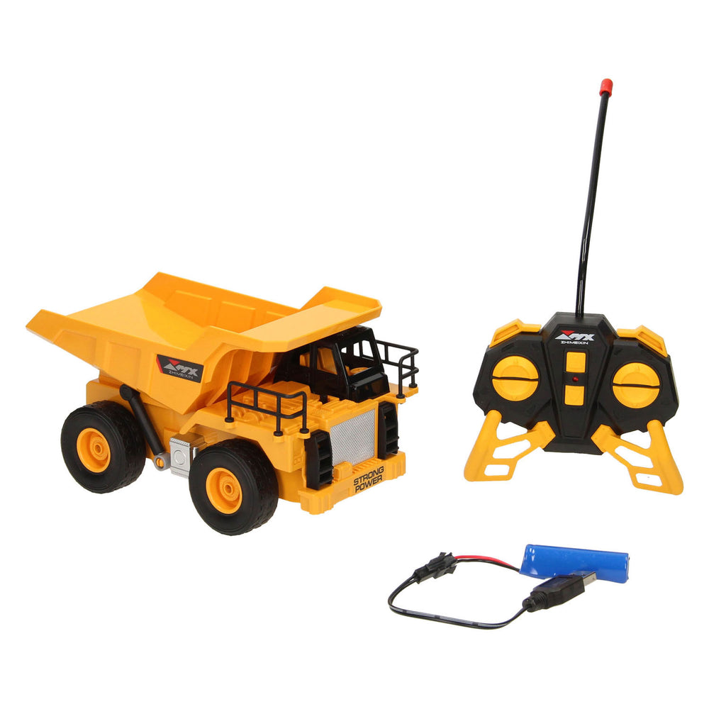 Rc bestuurbare constructietruck met kiepwagen 1:24
