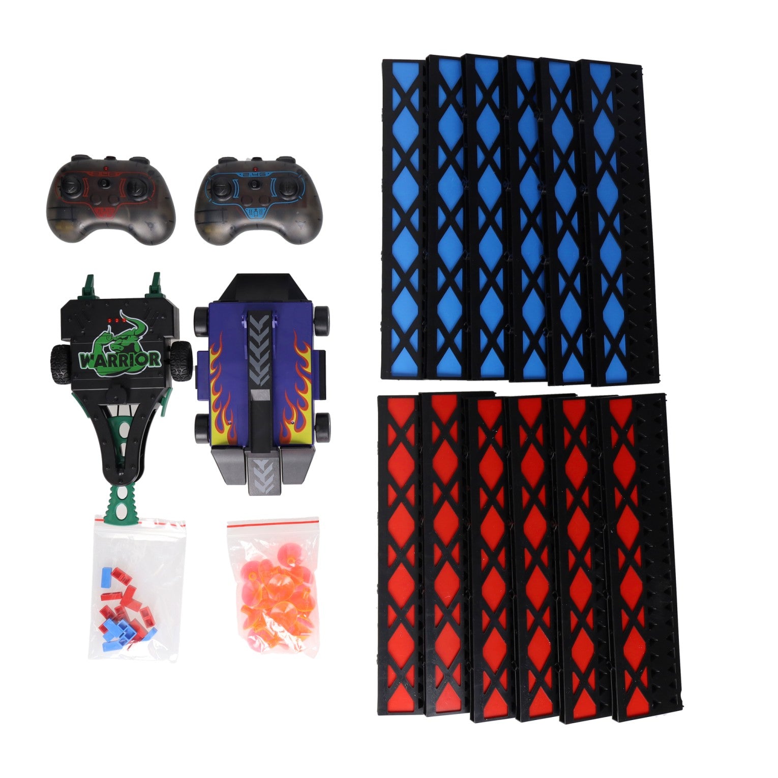 Rc bestuurbare battle robots - set van 2 robots en arena