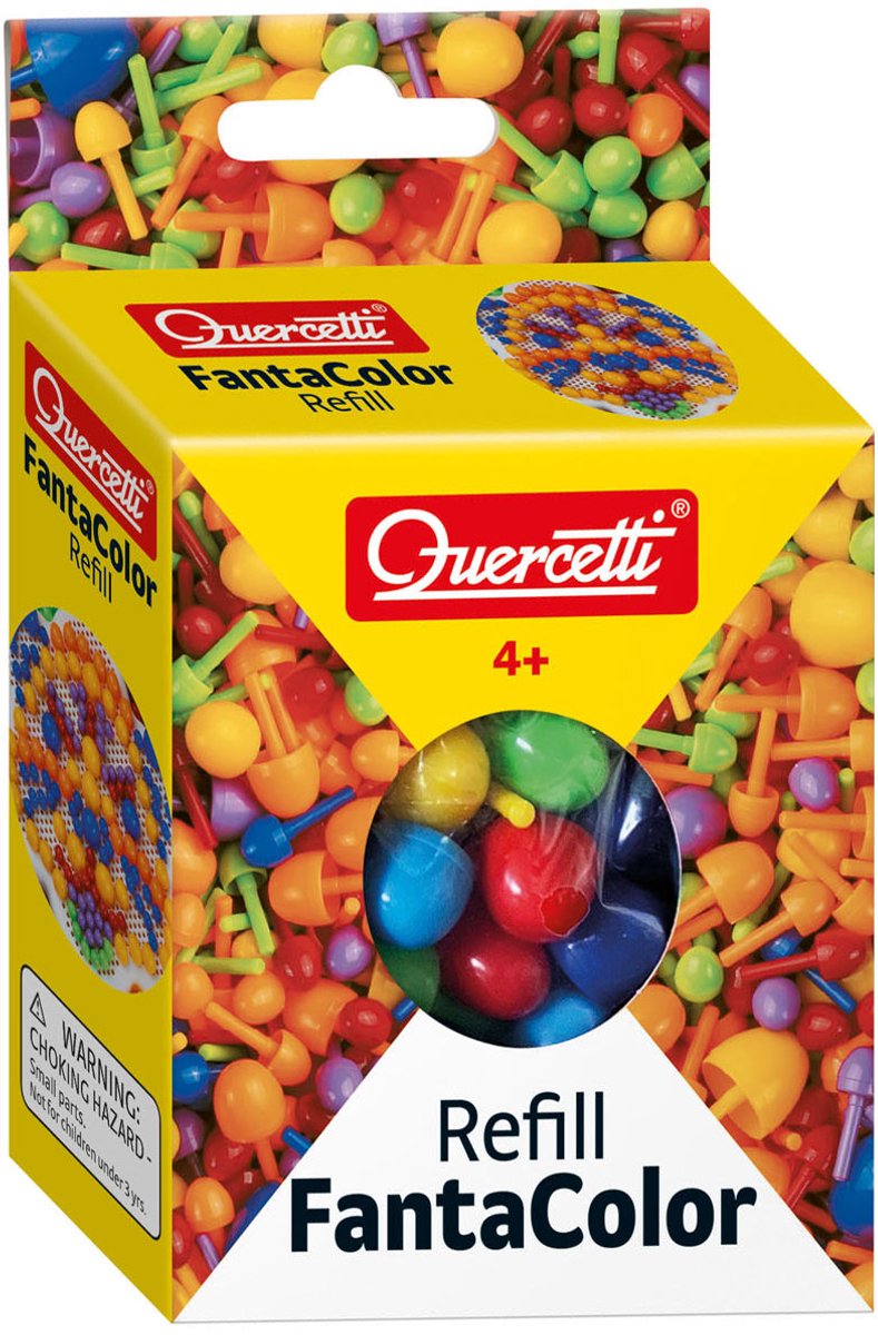 Quercetti insteekmozaïekspelden 15mm, 90st.