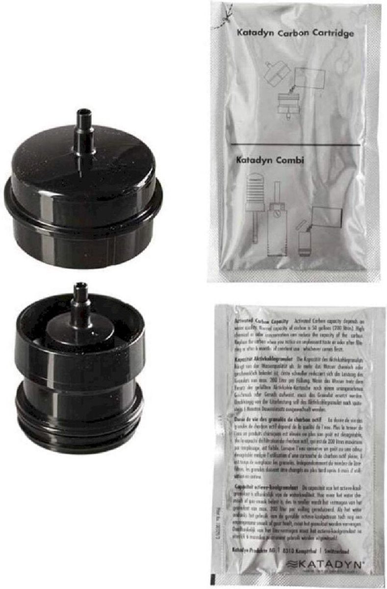 Katadyn waterfilter flessenadapter zwart