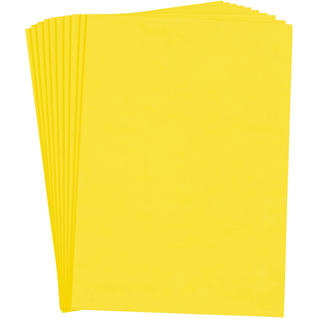 Creativ company eva foam geel a4, 10st.