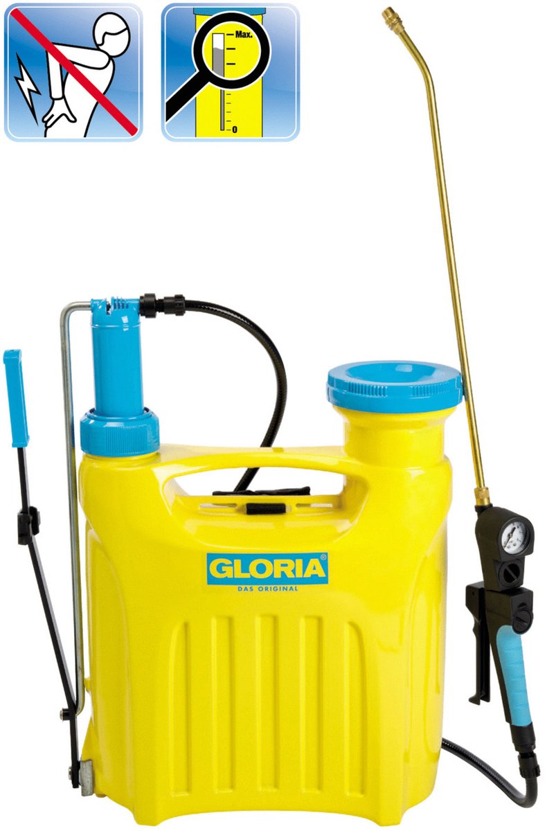 Gloria hobby rugspuit 1200 - rug- drukspuiten - 12 l 4 bar