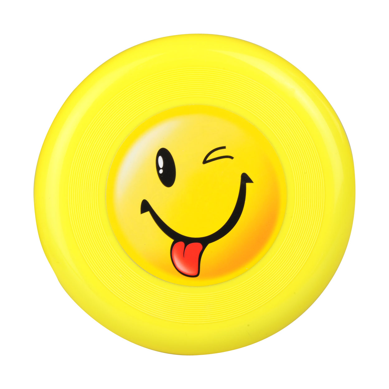 Lobbes frisbee met lachgezicht