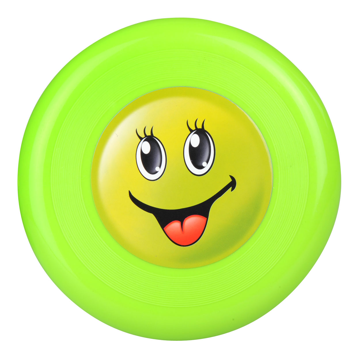 Lobbes frisbee met lachgezicht