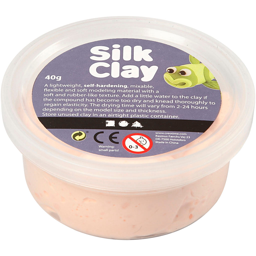 Zijdeklei - Licht Roze, 40gr.