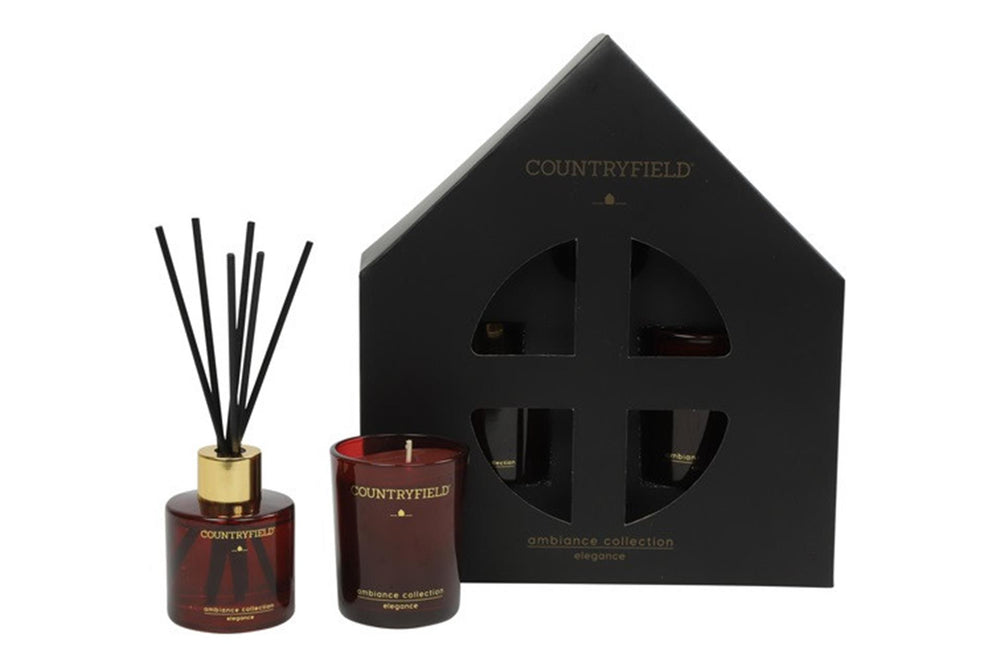 Countryfield elegance gift box geurstokje kaars xs