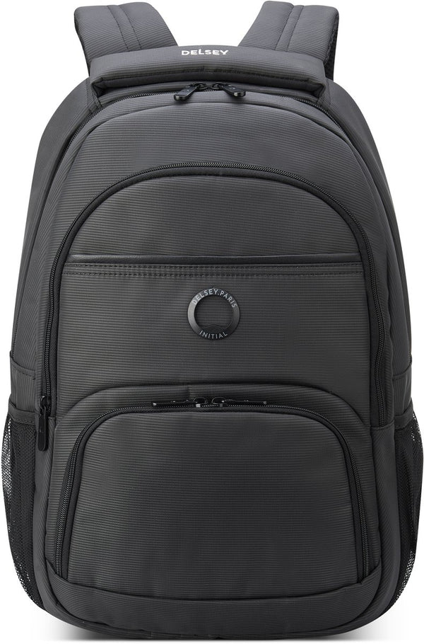 Delsey element backpack aviator – 21l – laptoprugzak 15 inch – usb-poort – rfid – graphite