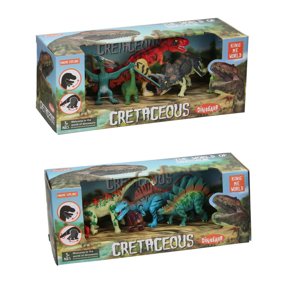 Luxe dino speelset, 6dlg.