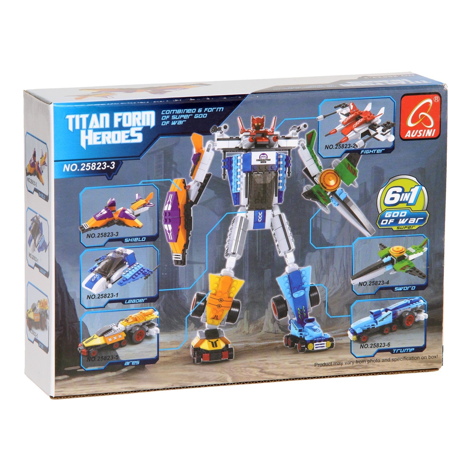 Bouwset titan heroes - space oranje - 49dlg.